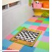 Jumbo Chess Carpet Giant Chessboard with Chess Pieces Indoor Outdoor Board Game Carpet for Family Fun Party Decoration 34 x 26 Inches B07DZZZXSB